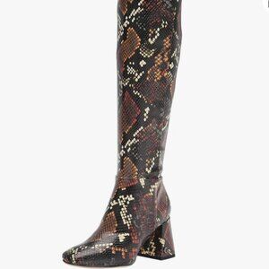 Circus NY by Sam Edelman Women's Karina Ankle Boot Spice Multi Snake Print 5M